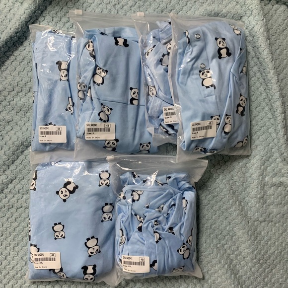 Panda Lounge Romper - Picture 5 of 5